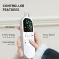 thumbnail image 5 of HIBIBUD 2026 New Heated Blanket,8 Heat Settings & 2-10 Hour Timer,Heated Snuggie 50"× 70" Wearable Heated Blanket with Foot Pocket for Couch,Bed,Office, 5 of 7
