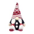 thumbnail image 2 of Christmas Gnome Plush Figurine Nordic Faceless Tomte Doll with Tall Knit Hat & Beard for Tabletop Mantel Shelf Decor Available in Multiple Styles, 2 of 5