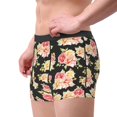thumbnail image 2 of Pofeuu Rose Flowers Print Men’s Boxer Briefs, Moisture-Wicking Underwear, Regular,Trunk-XX-Large, 2 of 5