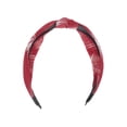 thumbnail image 4 of Unique Bargains 1 Pc Fashion Feather Pattern Headbands for Women Red, 4 of 6