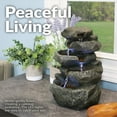 thumbnail image 4 of Sunnydaze Decor Tabletop Water Fountain, 7.00 x 5.50 x 10.50 Inch, Polyresin Light Grey, 4 of 13