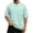 G1-Mint Green, variant on Havenx Men's Henley Short Sleeve Shirt Waffle Button T Shirts with Pocket Solid Color Tees Summer Casual Lightweight Basic Fashion Top,Wine 2XL