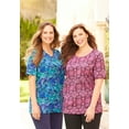 thumbnail image 5 of Catherines Women's Plus Size Suprema Ultra-Soft Scoopneck Tee, 5 of 6