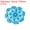 Sky Blue, variant on Fabric Coasters, 4pack 5" - Cotton Woven Crochet Doilies, Lace Embroidery Cup Mat with Floral Pattern (Beige)