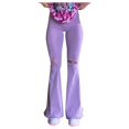 thumbnail image 2 of Uqiangy Cute Jeans Bellbottoms Jeans For Women Boot Cut Jeans For Woman Tummy Control Jeans For Women Lee Jeans For Women Bootcut Womens Jeans Long Flared Jeans For Women Purple S, 2 of 8