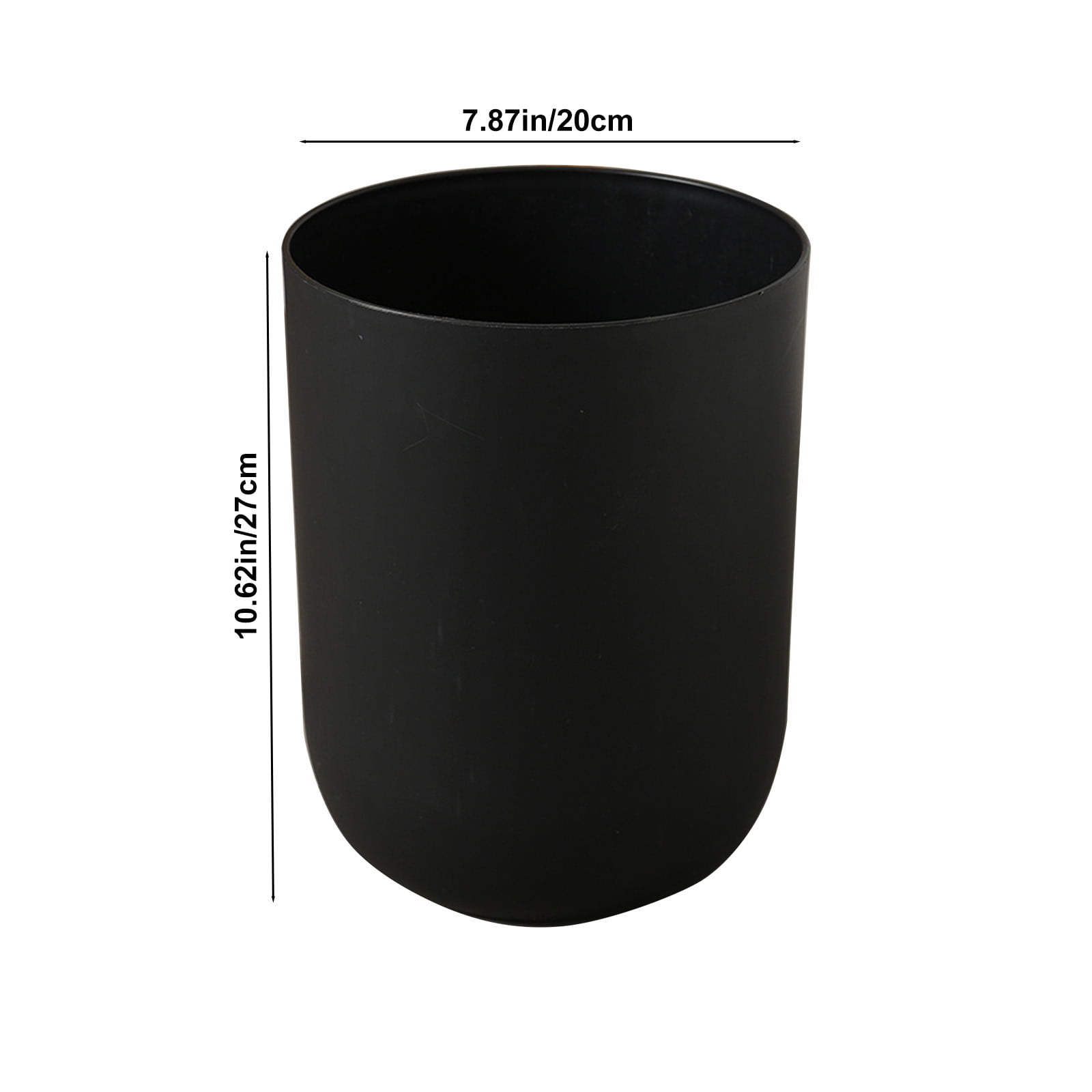 Qholemyo Round Thickened Large Capacity Trash Can Bathroom Living Room Indoor Kitchen Waste Bin Bathroom Trash Can Small Trash Can