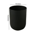thumbnail image 3 of Vxdvou Bathroom Trash Can Non-Lid, Large Capacity Plastic Round Waste Bin for Living Room, Bedroom, and Office, Slim and Compact Design, Easy to Maintain, Available in White and Gray, 3 of 8