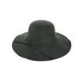 thumbnail image 2 of Top Headwear Womens Fashion Belted Felt Floppy Hat - Black, 2 of 2
