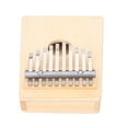 thumbnail image 4 of Traditional 10 Keys Thumb Piano for Children Musical Instrument Accompaniment(Wood Color), 4 of 8