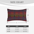 thumbnail image 6 of YFYANG Super Soft Rectangular Plush Cushion Cover (Without Pillow Insert), Retro Abstract Line Art Comfort and Non-Pilling Hidden Zip Bedroom Sofa Pillowcases, 14"x20", 6 of 9