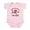 Petal Pink, variant on CafePress - I Love My Big Sister This Much Infant Bodysuit - Baby Light Bodysuit, Size Newborn - 24 Months