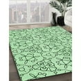 thumbnail image 2 of Ahgly Company Indoor Square Patterned Mint Green Area Rugs, 3' Square, 2 of 6