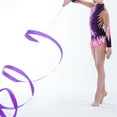 thumbnail image 1 of KAKOWELY 2pcs Colorful Rhythmic Gymnastics Ribbons Dance Streamers For Twirling Parties And Dance Purple, 1 of 4