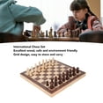 thumbnail image 3 of Chess Pieces Board Kit, Excellent Wood International Chess Set Storage Box Function  for Early Education Game, 3 of 8