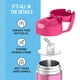thumbnail image 4 of THERMOS FUNTAINER Botella de agua con pajita - 12 onzas - Botella de agua aislada al vacío de acero inoxidable para niños con tapa, 4 of 4
