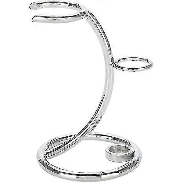Portable Razor And Brush Stand, Stainless Steel Shaving Stand For Men (silver)