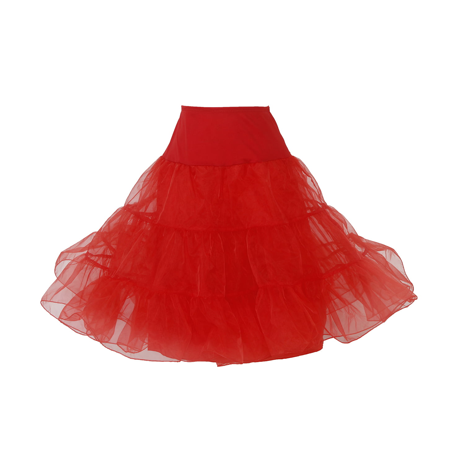 Adult Red - 50's Crinoline Petticoat Slip for Women - 3X/4X