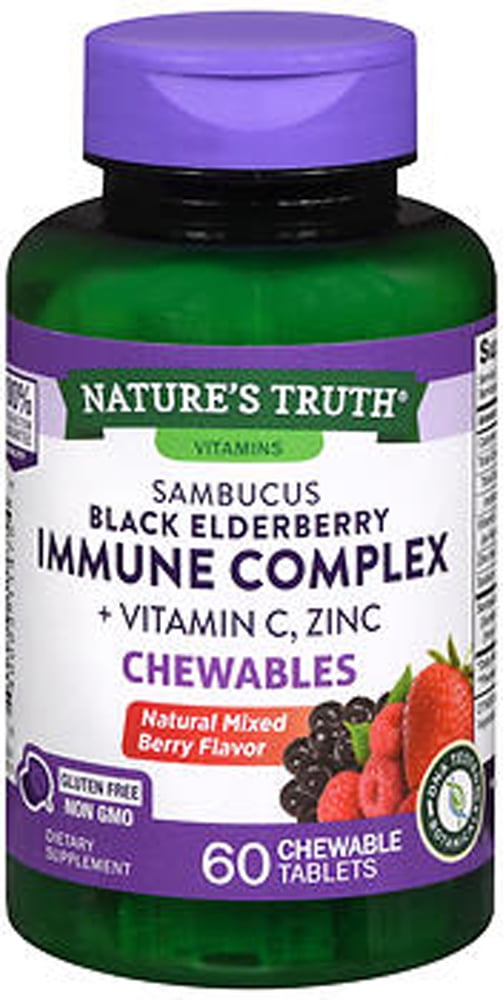 Nature's Truth Sambucus Black Elderberry Immune Complex + Vitamin C