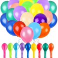 thumbnail image 4 of Globos de cumpleaños - 100 globos inflables - Naturales e inofensivos - Globos inflables - Globos inflables de cumpleaños - Globos de helio - Colores variados, 4 of 5