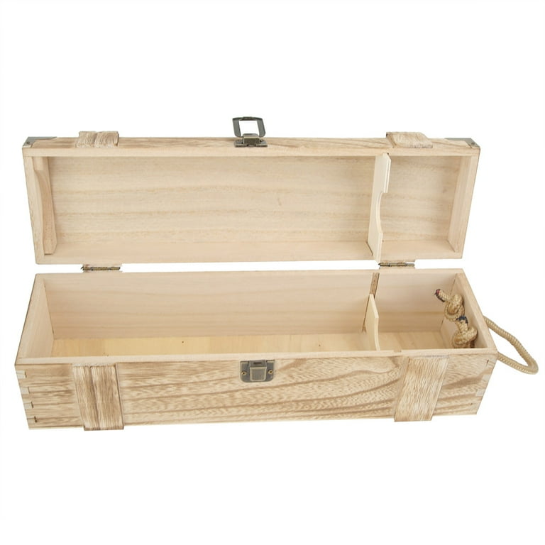 Wine Storage Box Elegant Retro Vintage Liquor Bottle Box 35 X 10