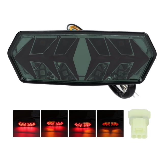 Conjunto de luz trasera para motocicleta, luces LED de señal de giro de freno dinámico, repuesto para CB650F CB650R CTX700N