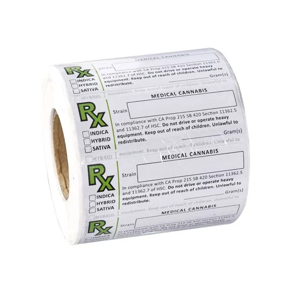 CRESTIN- Plexon Rx Labels 3" X 1" (76 Mm X 25.4 Mm) Self-Adhesive-All States Compliant