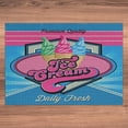 thumbnail image 5 of Ambesonne Vintage Jigsaw Puzzle Durable Cardboard, Ice Cream Illustration, 1000 pcs, Blue and Hot Pink, 5 of 5
