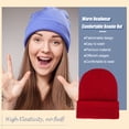 thumbnail image 2 of Minnieouse Gorros Beanie Gorros de punto Unisex Skullcap manga hilo multifuncional a prueba de viento accesorios para el cabello para deportes al aire libre Sombreros Rojo Minnieouse AP010147-06, 2 of 5
