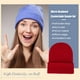 thumbnail image 2 of Minnieouse Gorros Beanie Gorros de punto Unisex Skullcap manga hilo multifuncional a prueba de viento accesorios para el cabello para deportes al aire libre Sombreros Rojo Minnieouse AP010147-06, 2 of 5