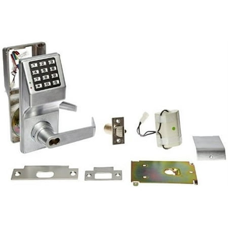 Alarm Lock Trilogy T2 100-User Weatherproof Interchangeable Core Electronic Digital Keypad Cylindrical Lock Leverset,