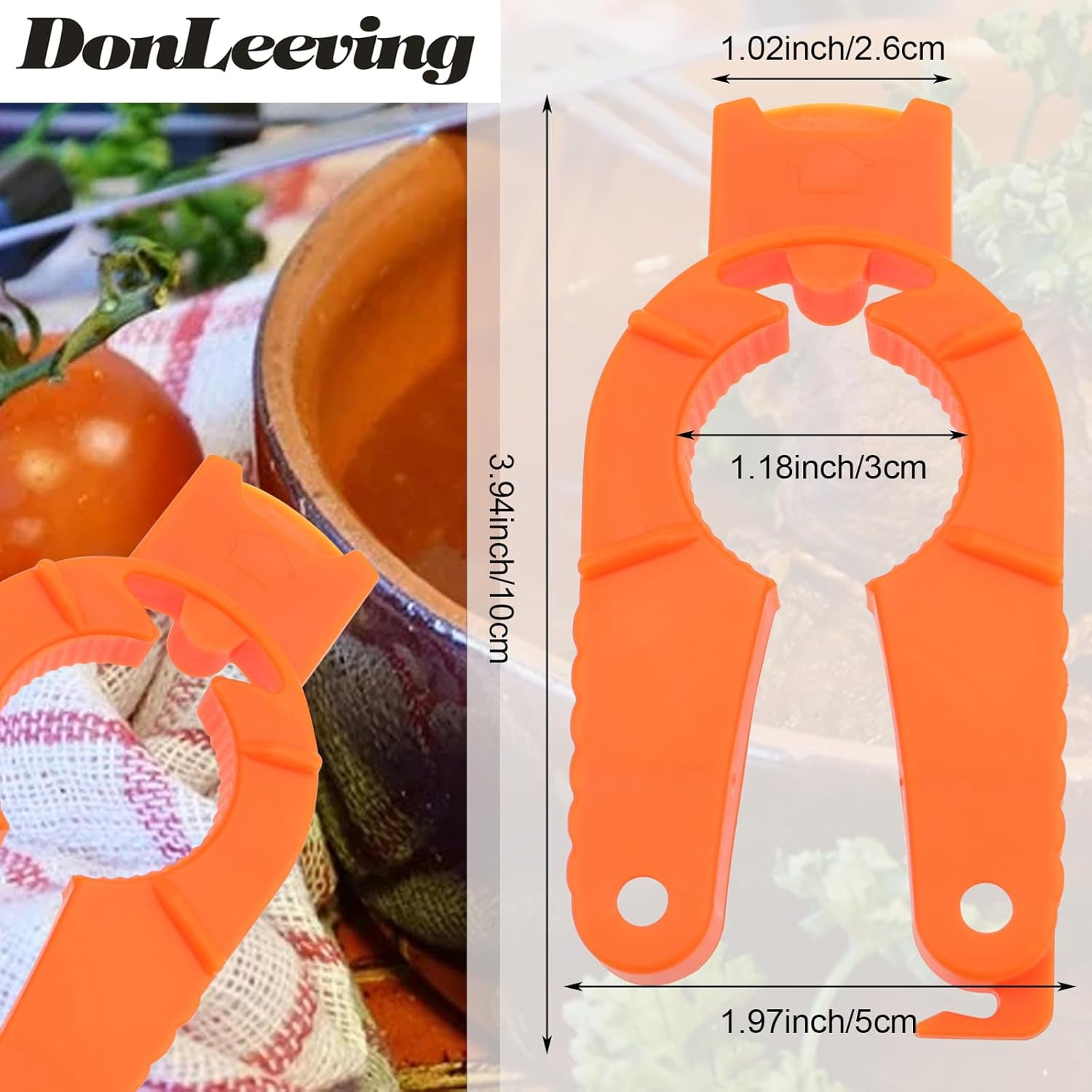 FRKSMD-4 PACK Multifunctional Kitchen Bottle Opener Adjustable Easy Grip Bottle Jar Opener Orange Can Opener Use for Elderly Weak Hands and Arthritic