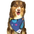 thumbnail image 6 of Goofa Abstract Color Splash Printing Dog Bandana ,Cat Scarf Adjustable Bib Handkerchief Accessories for Dogs Cats,Pet scarf,Pet fashion, 6 of 6