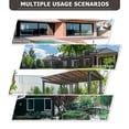 thumbnail image 3 of XIZZI Outdoor Furniture 50" Loveseat Sofa Couch with Gray Wicker Rattan(Gray Cushion), 3 of 8