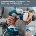 thumbnail image 3 of Rowenta X-Cel Easy Steam Handheld Steamer for Clothes, Garment Steamer, 1400 Watts, 5 oz Removable Tank, Portable, 15 Second Heat Up, Blue, DR7130, 3 of 8
