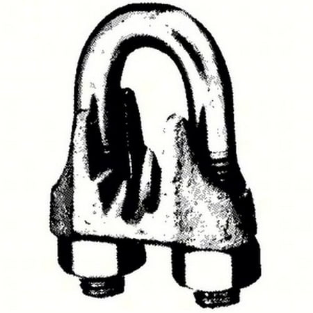 Chicago Hardware 231657; Wire Rope Clip Galvanized 3/16In