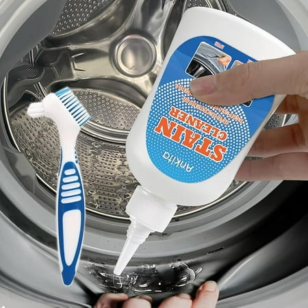 Home Remover Gel for Washing Machine, 8 Fl Oz Household Front Load Washing Machine Cleaner, Easily Removes Stains for Showers, Washing Machine, Refrigerator Strips, Sink, Tiles, Kitchen, Bathroom