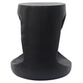 thumbnail image 6 of SONGMY Hollow MGO Accent Side Table, Unique Modern End Table with Wide Pedestal & Tabletop, Small Drink Tables for Living Room, Bedroom Night Stand Bedside Table, No Assembly Required, Black, 6 of 7