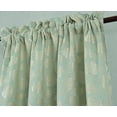thumbnail image 2 of Olivia Gray Kayla Floral Textured Jacquard 53 x 84 in. Single Rod Pocket Curtain Panel in Sage, 2 of 6