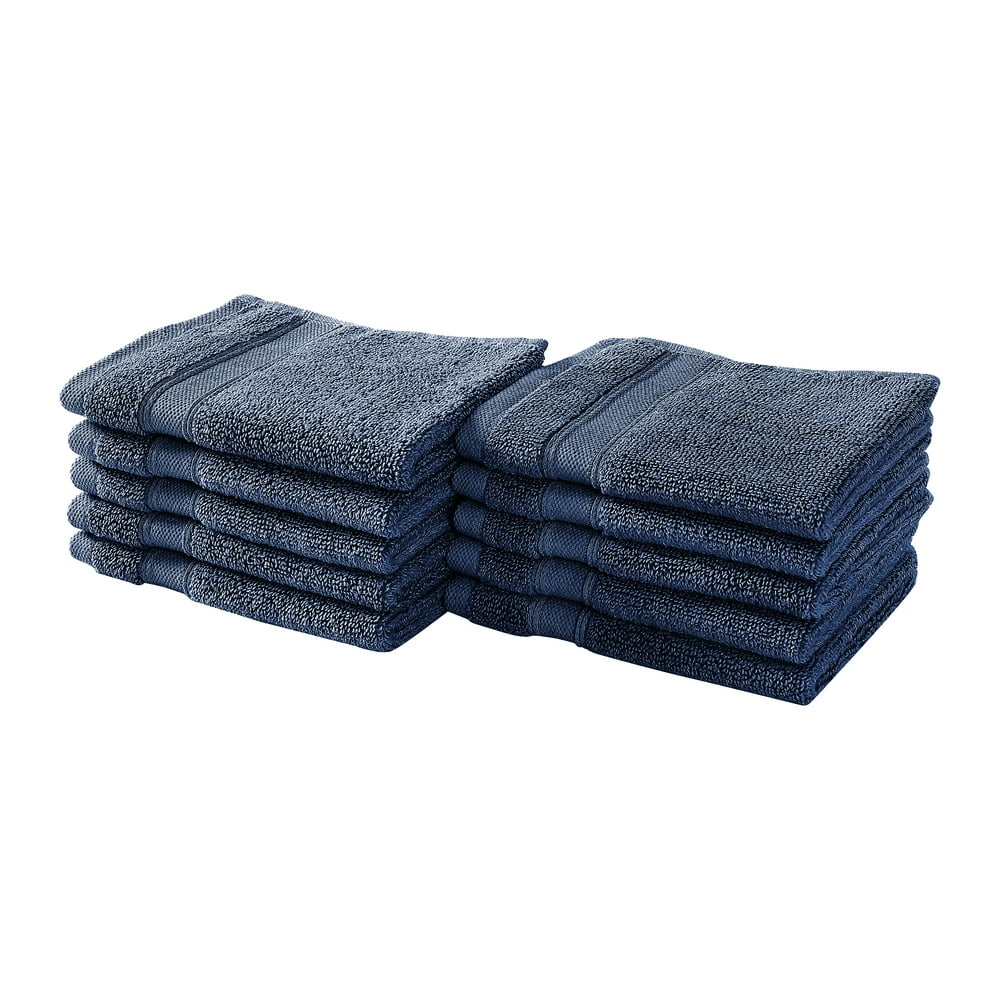 Clorox AntiMicrobial Washcloth 10 Pack, 13” x 13”, Midnight Blue