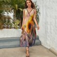 thumbnail image 5 of Vestido Largo Sin Mangas Para Mujer, Sunflower Traje Informal Para Cumpleaños, Verano, 5 of 5