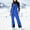 Blue, variant on Womens Waterproof Pants Windproof Ski Black Snow Bib Pants One Piece Overall Warm Insulated Jumpsuits for Women L