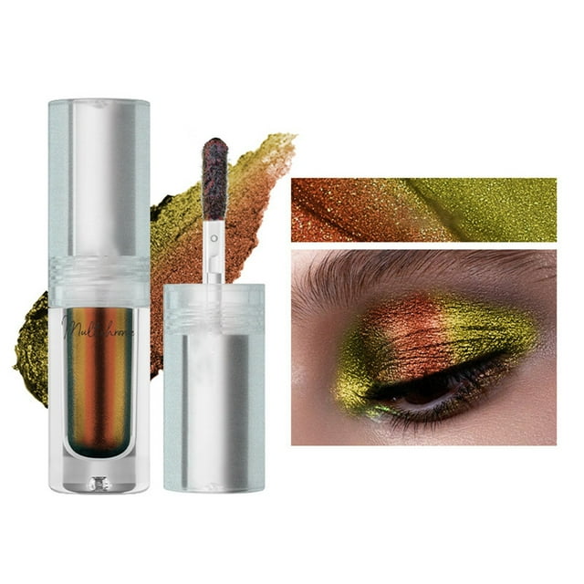 Liquid Eye Shadow Pearl Monochrome Metal Eye Shadow Liquid Eye Shadow 1.5Ml, Makeup Eye Shadow