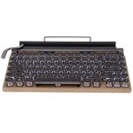 Computer Keyboard, Unique Design Adjustable Brightness Support Wireless Mechanical Keyboard  For Home For School For Office