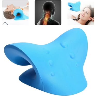 Neck Stretcher Cloud Cervical Shoulder Relaxer Brace Traction Pillows Device Massager for Headache TMJ Pain Muscle Relief