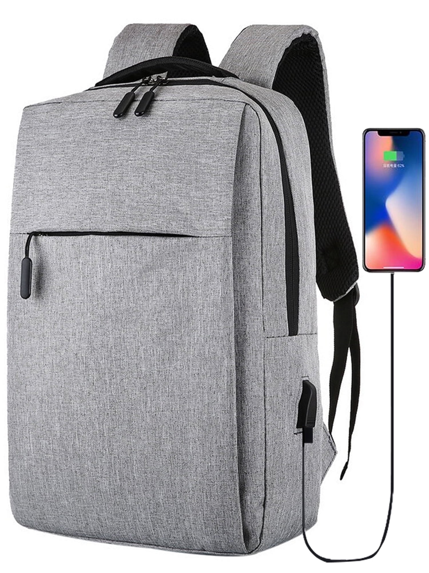 Kivdit School Backpack Bag for Boys,Lightweight Boys Backpack Bookbag for Kids Teens,Gray