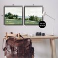 thumbnail image 3 of Countryside Grassland Nature Landscape Landscape Painting Black Framed Art Print Wall Art, Set of 2, 3 of 8