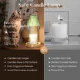 thumbnail image 4 of MQ Candle Warmer Lamp with Timer & Dimmer, Gift for Women Mom New Home Decor, Jar Wax Melt Warmer Includes 2 Bulbs, 4 of 9