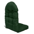 thumbnail image 4 of YEERSWAG Outdoor Adirondack Chair Cushions 43x20, Non-Slip Water Resistant High Back Patio Rocking Chair Pad with Ties,Dark Green, 4 of 11