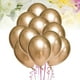 thumbnail image 3 of 50 globos de látex grueso de 25 cm, color metálico, para decoración de fiestas (dorados), 3 of 5