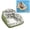 Green, variant on Square Inflatable Pool Lounge Chair for Adults - Summer Water Float for Swimming Party(Green)